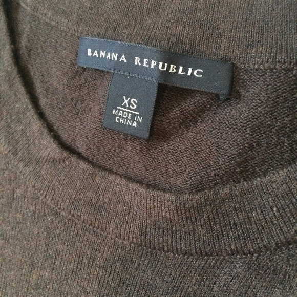 sale Euc Banana republic sz xs brown sweater - Picture 5 of 7